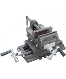 FERVI Morsa a Croce 150 mm per Foratura e Maschiatura Precisione