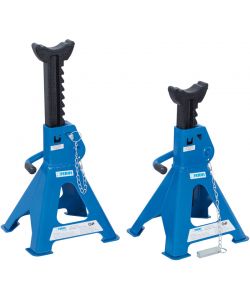 Fervi Coppia di Cavalletti 6 Ton Altezza Regolabile 400-610 mm