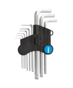Fervi Chiavi Esagonali Lunghe Punta Sferica Satinate 1,5-10mm - 9 pz