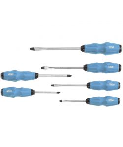 Fervi Giraviti a Lame Passanti Set 6 pz Cr-V Cromato - 3TG e 3PH