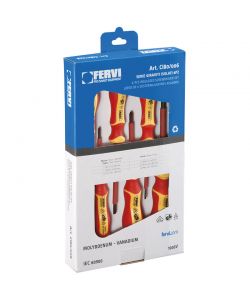 Fervi Giraviti Isolati 6pz Professionali in Mo-V - Misure Varie