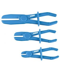 Fervi Set 3 Pinze in Nylon per Tubo d.10-24mm - Lunghezze 158-254mm