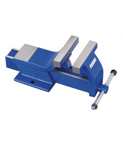 FERVI Morsa in Acciaio 125mm con Stringitubo Blu e Regolazione Laterale