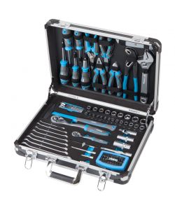 Fervi Valigetta Porta Utensili 36x12x45 cm con 87 Accessori Inclusi