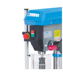 Fervi Trapano a Colonna Trasmissione Cinghia 16 Velocità 220-2840 rpm
