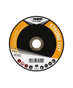 Fervi Disco da Taglio Strong Cut 115x1 mm per Smerigliatrice Angolare