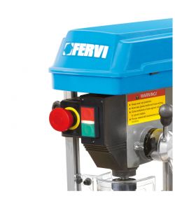 Fervi Trapano da Banco Cinghia 230V 375W con Mandrino Autoserrante