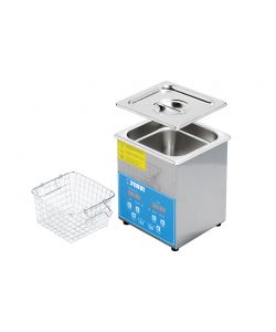 FERVI Lavapezzi Ultrasuoni 2L in Acciaio Inox con Display LCD