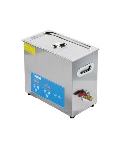 Fervi Lavapezzi ad Ultrasuoni 6,5L Acciaio Inox con Display LCD