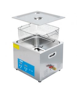 FERVI Lavapezzi Ultrasuoni 30L Acciaio Inox Professionale con Display LCD