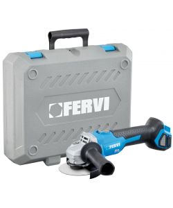 Fervi Smerigliatrice Angolare 125mm 20V Blu Corpo Macchina Brushless