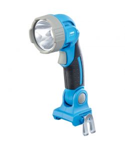 Fervi Torcia LED 20V 250 Lumen con Testa Regolabile e Gancio Cintura