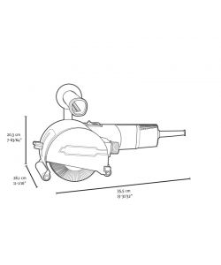 Fervi Satinatrice 1400W 1000-4000 rpm - con Accessori