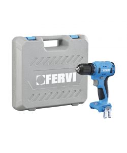 Fervi Trapano Avvitatore 20V 1 Batteria 4Ah Motore Brushless Blu