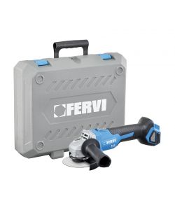 Fervi Smerigliatrice Angolare 125mm 20V Batteria 2AH Motore Brushless