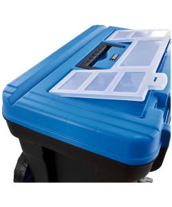 Fervi Vasca con Ruote 60x40x42cm e Organizer Integrato 54L