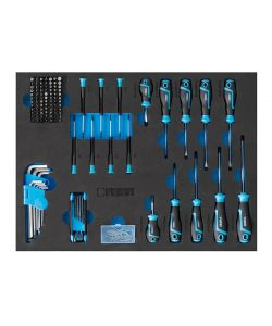 Fervi Carrello officina 7 cassetti con 298 utensili professionali