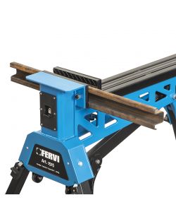 FERVI Cavaletto Morsa Portatile Acciaio 300 kg Sistema Serraggio Pedale