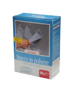 Stucco in polvere per muri esterni 1 kg Linea Pi