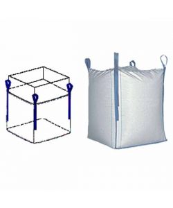 Saccone Macerie Cm 91X91 H 120 con 4 Bretelle