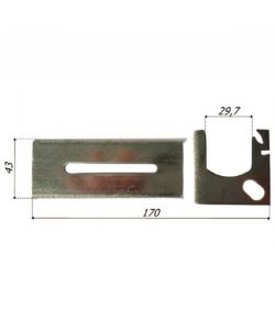 Supporto A Cassonetto Staffa Dx Mm 170X43