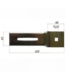 Supporto Motore Elettrico Avvolgibili Mm 165X43