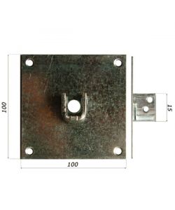 Piastra Molle Compensazione Mm 100X100