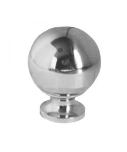 Pomolo Sfera Ottone Cromato Mm 18