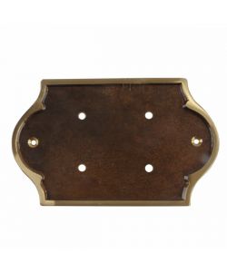 Placca Portanumeri Ottone Bonzato P3 250X120