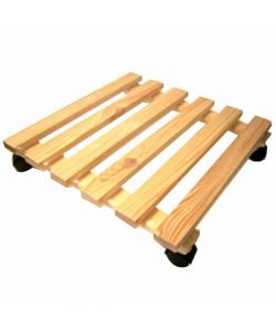 Spostavaso Ruote Quadro Legno 35X35