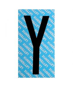 Lettera Adesiva Nero Serie T80 Y Letterfix