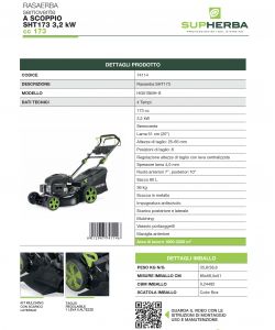 Rasaerba A Scoppio Semovente 3,2 Kw - Supherba