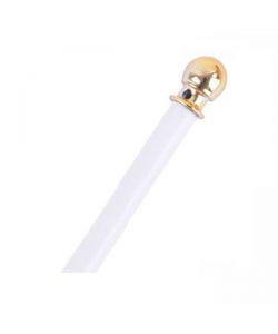 Bris Bris Tondo plasicato Bianco/Oro 8x50/60 pz.2