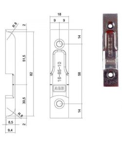Incontro Nottolini Sicurtop Mm 18X82 W01692 Agb