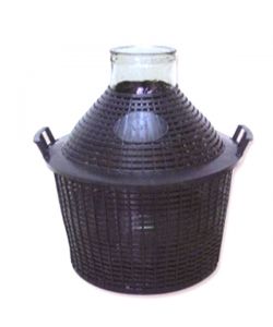 Damigiana Bocca Larga Rivestimento Plastica L  5
