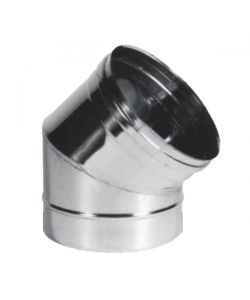Gomito Inox Settori 45 13 cm Maral