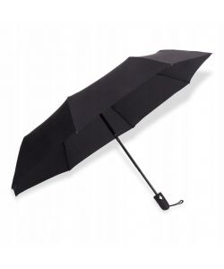 Ombrello Pieghevole Automatico Antivento Nero - 8 Stecche - D.98 cm