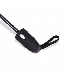 Ombrello Pieghevole Automatico Antivento Nero - 8 Stecche - D.98 cm