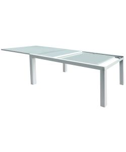 Moia Tavolo Allungabile in Alluminio Bianco - 135/270cm