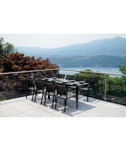 Tavolo da Giardino Capannori Allungabile - Alluminio - 106/212x75 cm