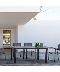 Tavolo da Giardino Capannori Allungabile - Alluminio - 106/212x75 cm