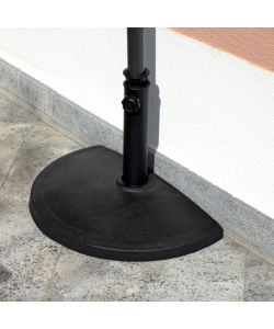 Greenwood Mezza Base per Ombrellone esterno - Nero - 9 Kg