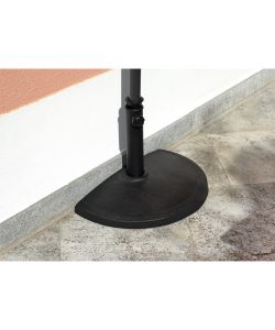 Greenwood Mezza Base per Ombrellone esterno - Nero - 9 Kg