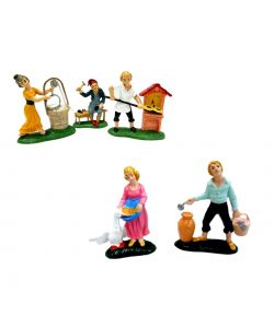 Statuetta Pastore per Presepe - Fantasia Assortita - 10 cm