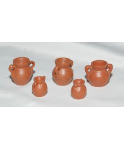 Set 5 Brocche terracotta