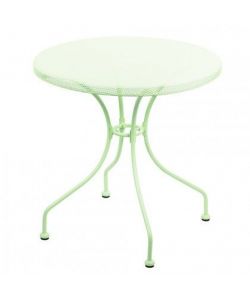 Tavolo da giardino per esterno struttura in ferro tondo D.70 cm NETTY VERDE 06160