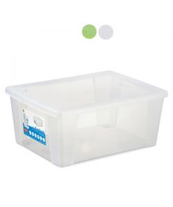 Keter Contenitore con Ruote - Trasparente - 27L