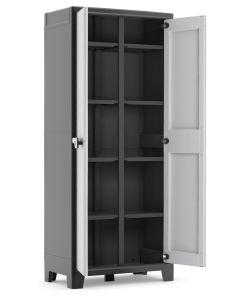 Keter Armadio Multispace Grigio 80x44x182 cm - Polipropilene Multifunzionale