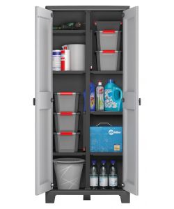 Keter Armadio Multispace Grigio 80x44x182 cm - Polipropilene Multifunzionale