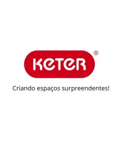 Keter Armadio Basso Excellence - Contenitore Salvaspazio 2 Ripiani - PVC - L 65 x P 45 x H 97 cm - Ideale per Terrazzo, Garage, Cucina, Bagno